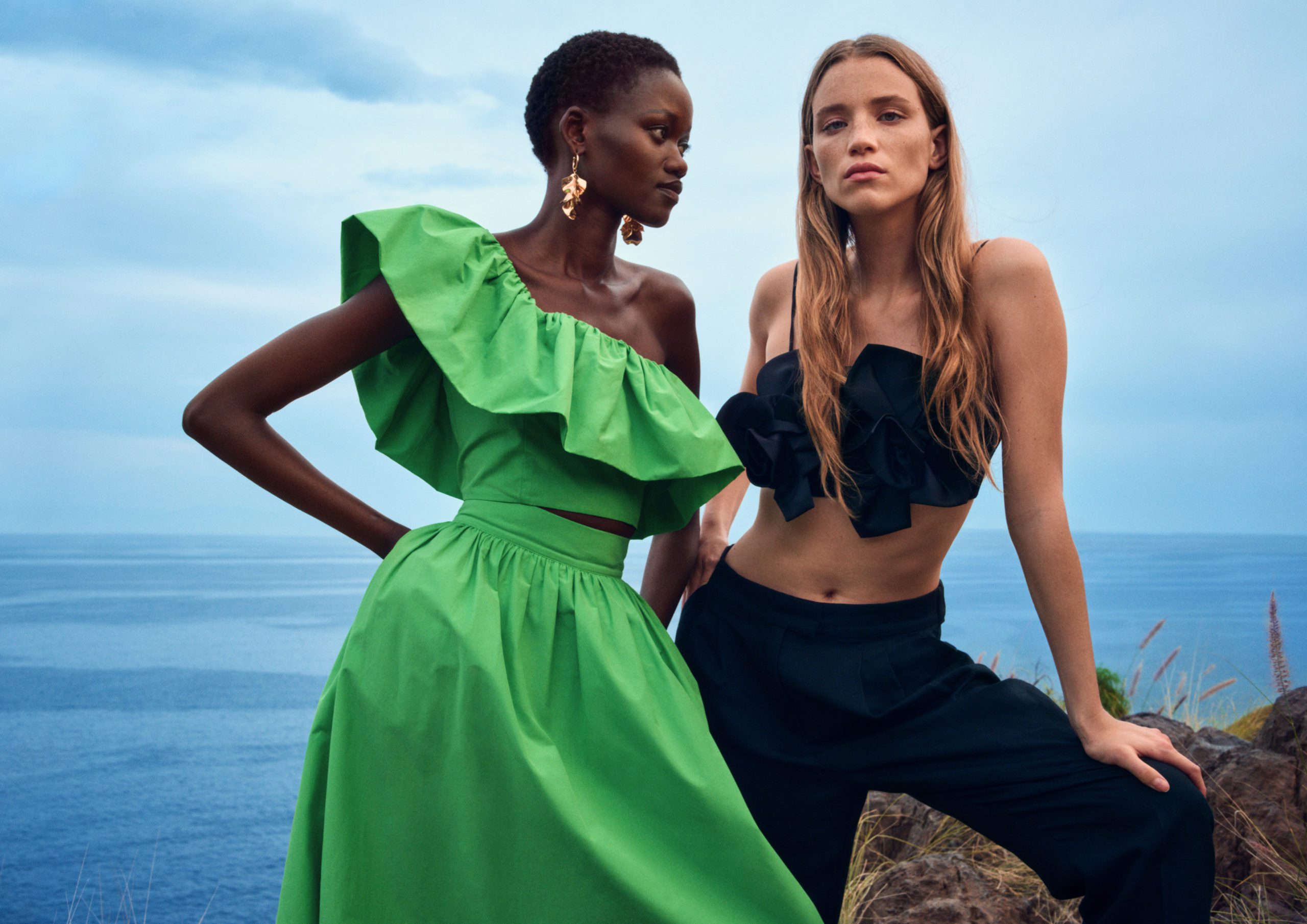 H&m green outlet dress 2019